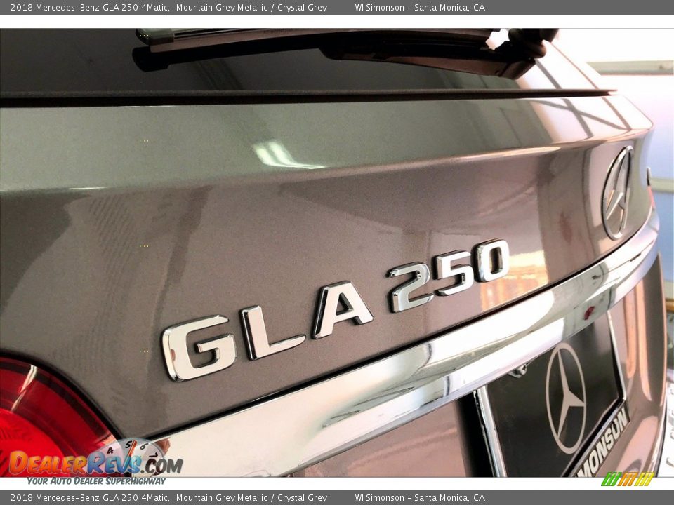 2018 Mercedes-Benz GLA 250 4Matic Mountain Grey Metallic / Crystal Grey Photo #31