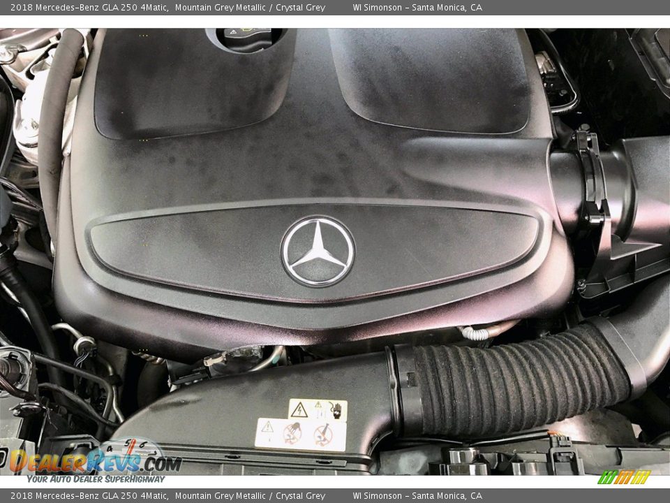 2018 Mercedes-Benz GLA 250 4Matic Mountain Grey Metallic / Crystal Grey Photo #32