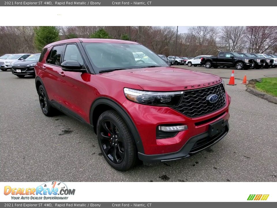 2021 Ford Explorer ST 4WD Rapid Red Metallic / Ebony Photo #1