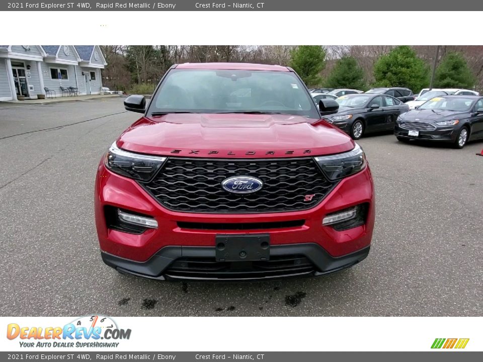 2021 Ford Explorer ST 4WD Rapid Red Metallic / Ebony Photo #2