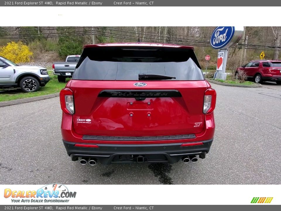 2021 Ford Explorer ST 4WD Rapid Red Metallic / Ebony Photo #6