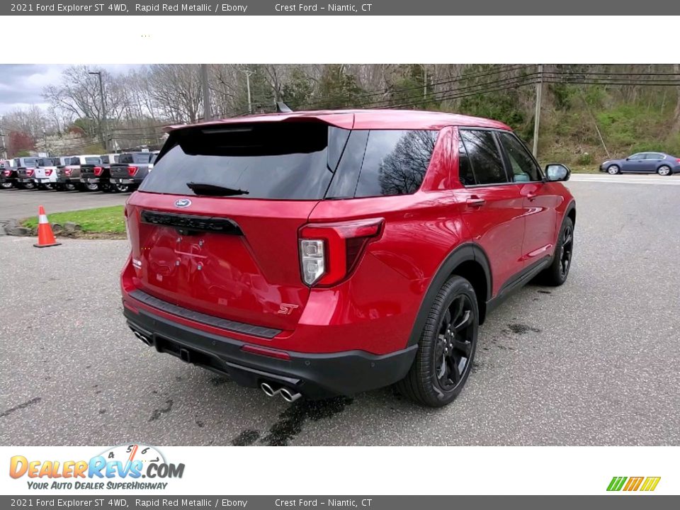 2021 Ford Explorer ST 4WD Rapid Red Metallic / Ebony Photo #7