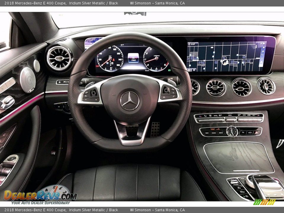 2018 Mercedes-Benz E 400 Coupe Iridium Silver Metallic / Black Photo #4