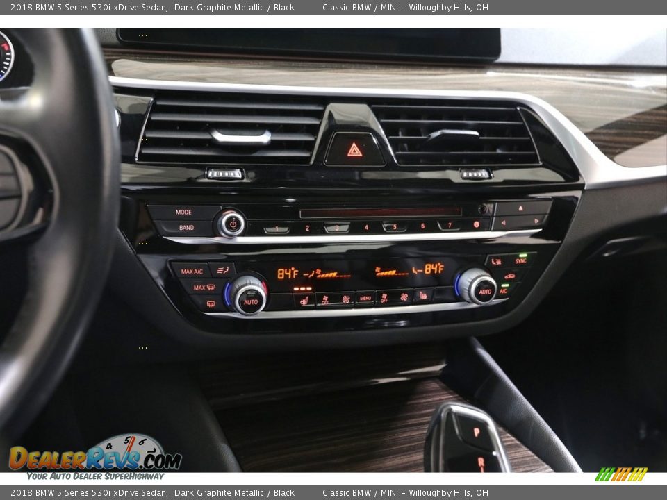 2018 BMW 5 Series 530i xDrive Sedan Dark Graphite Metallic / Black Photo #13