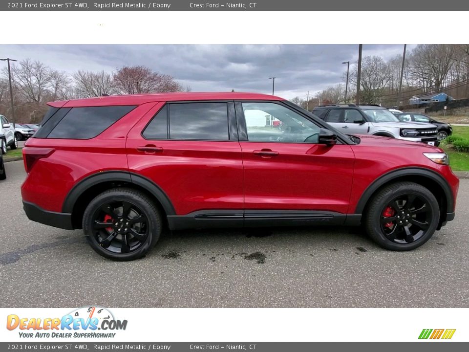 2021 Ford Explorer ST 4WD Rapid Red Metallic / Ebony Photo #8