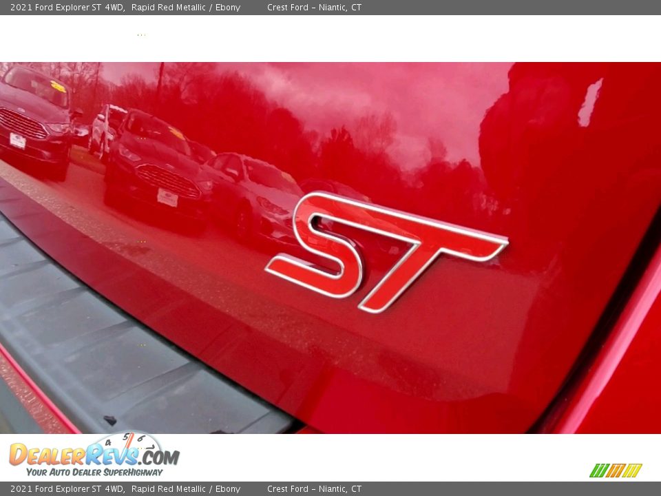 2021 Ford Explorer ST 4WD Rapid Red Metallic / Ebony Photo #9