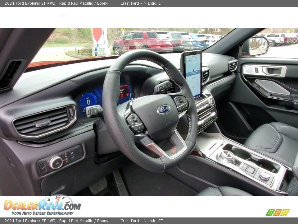 2021 Ford Explorer ST 4WD Rapid Red Metallic / Ebony Photo #10