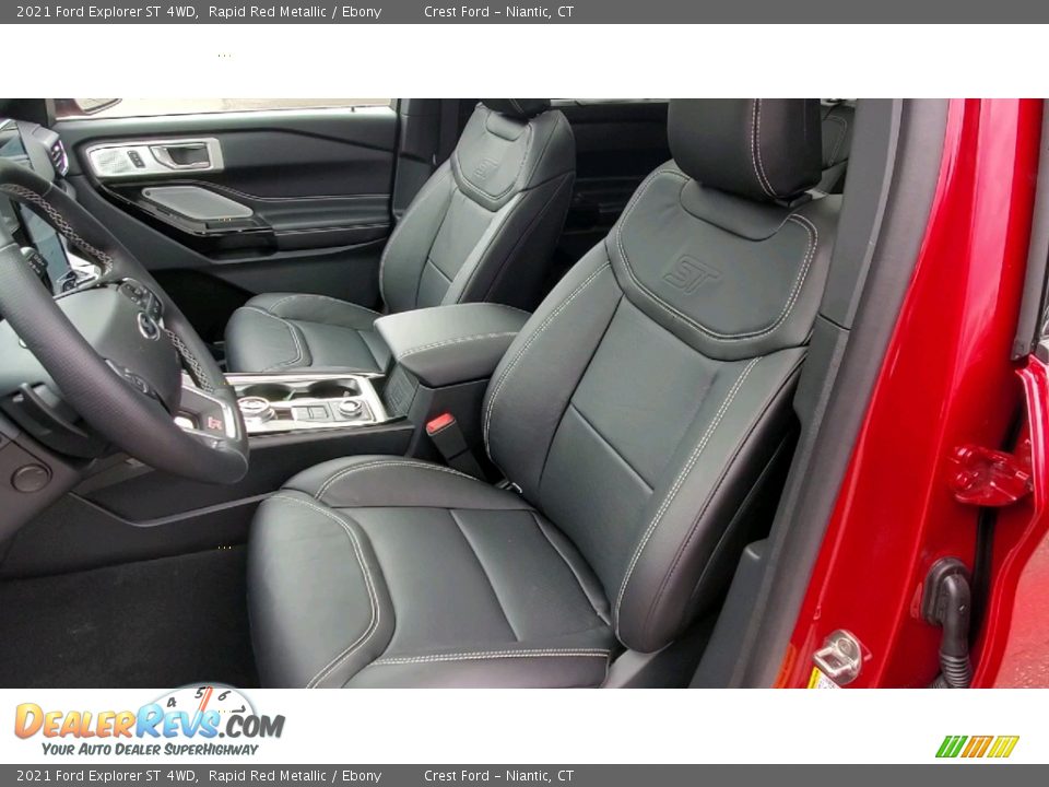 2021 Ford Explorer ST 4WD Rapid Red Metallic / Ebony Photo #11