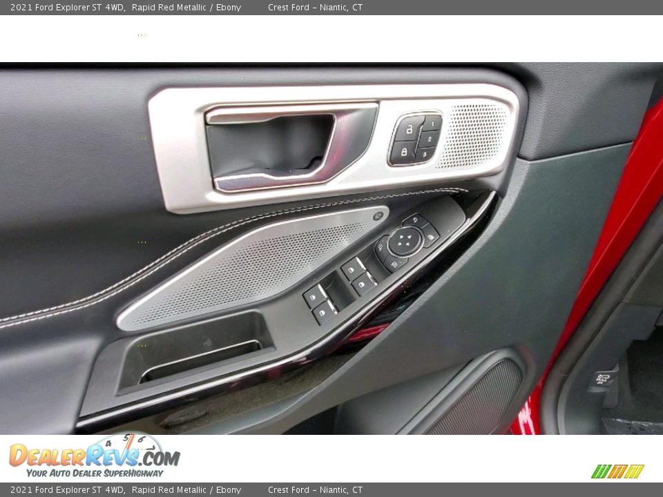 2021 Ford Explorer ST 4WD Rapid Red Metallic / Ebony Photo #12