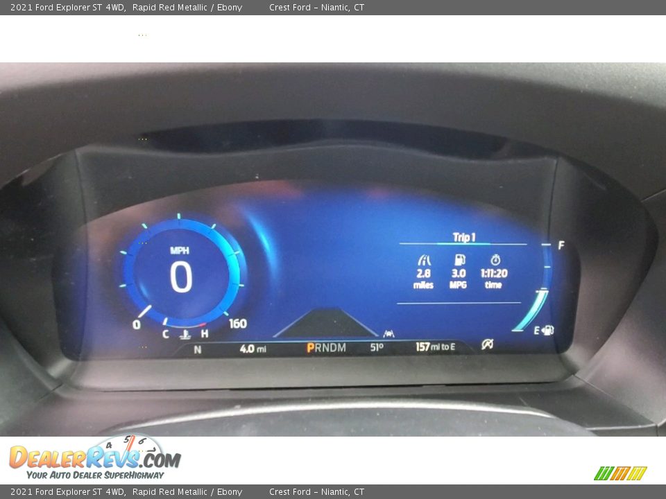 2021 Ford Explorer ST 4WD Rapid Red Metallic / Ebony Photo #13