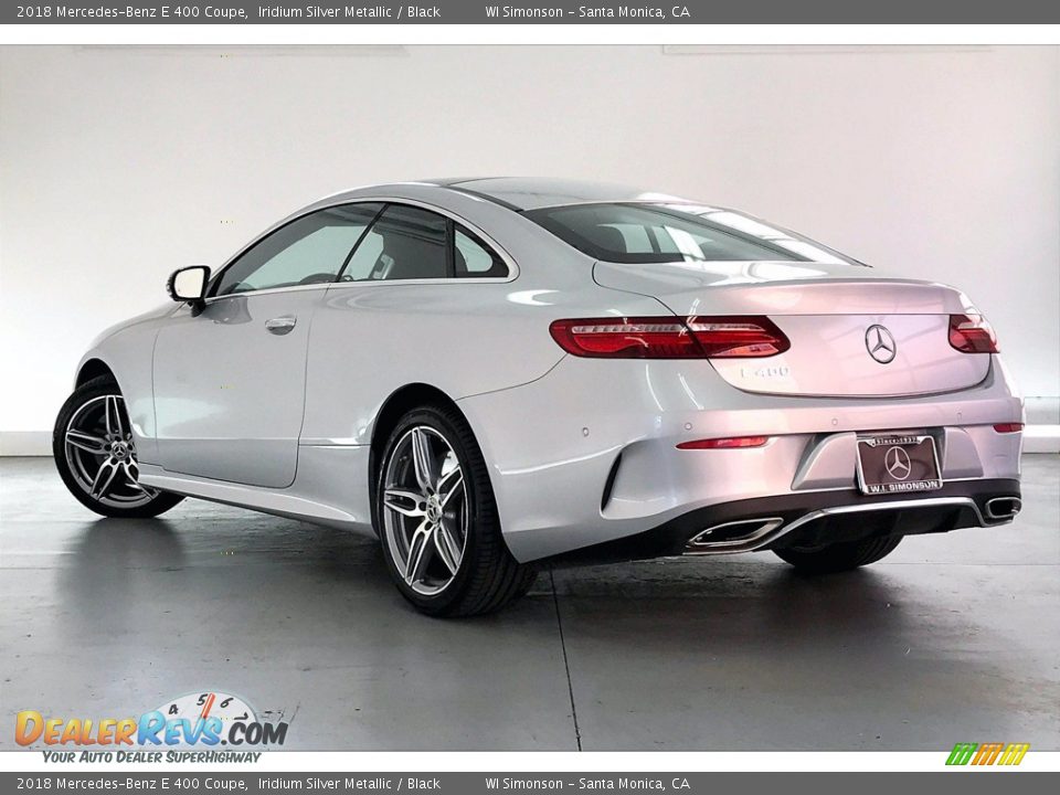 2018 Mercedes-Benz E 400 Coupe Iridium Silver Metallic / Black Photo #10