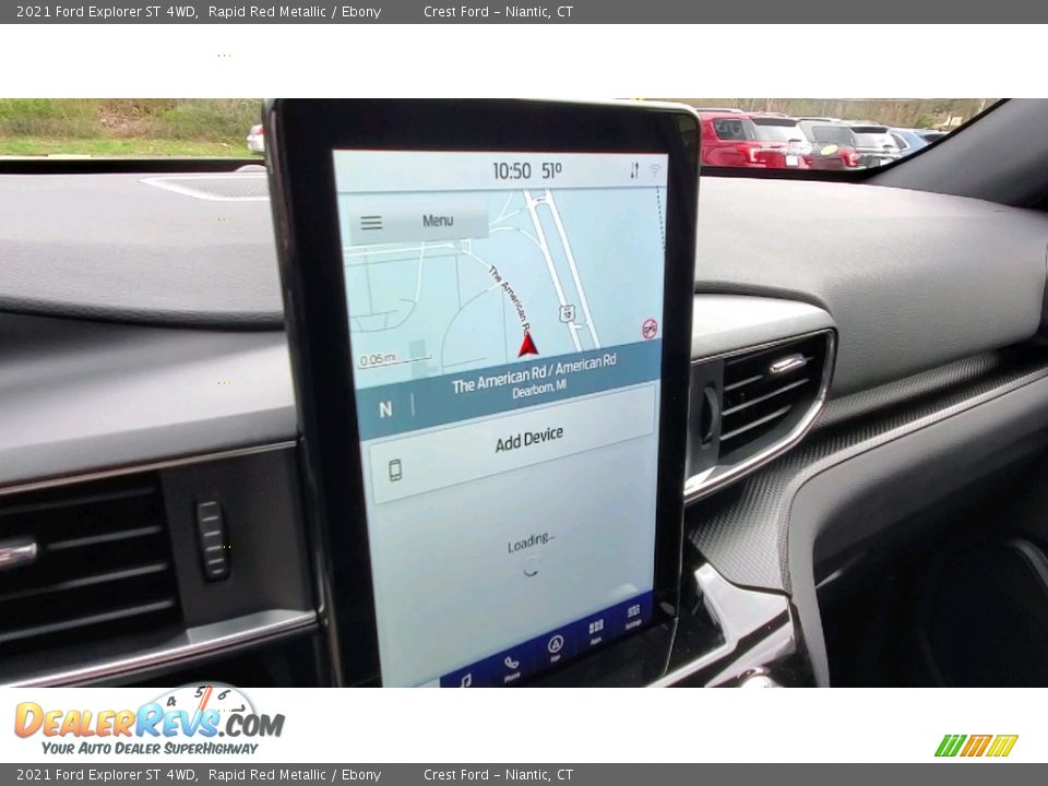 2021 Ford Explorer ST 4WD Rapid Red Metallic / Ebony Photo #14