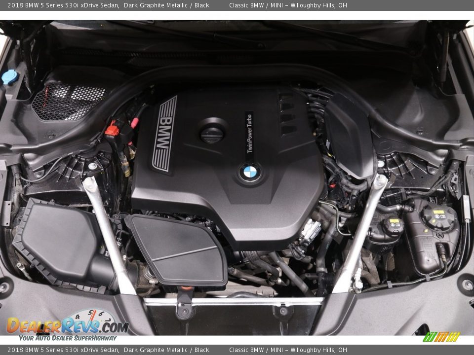 2018 BMW 5 Series 530i xDrive Sedan Dark Graphite Metallic / Black Photo #21