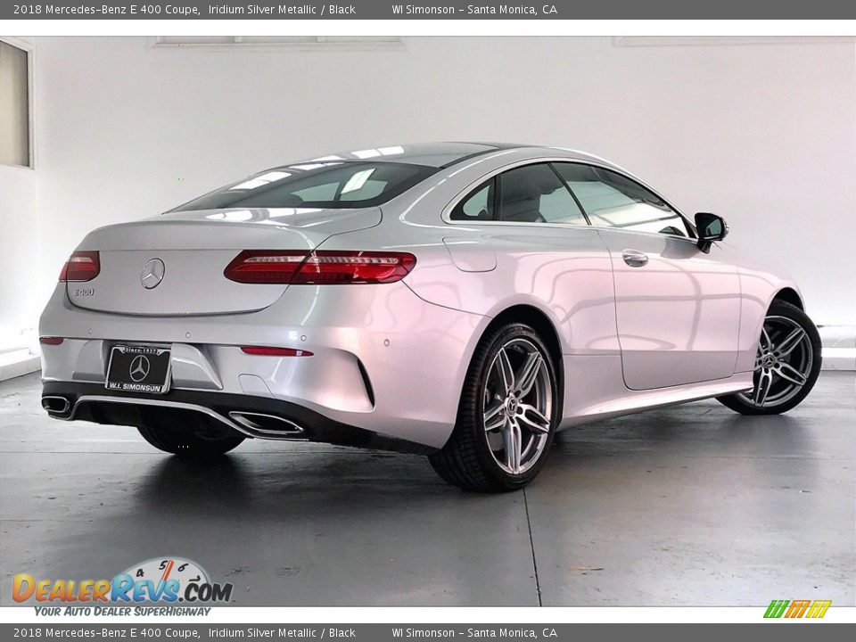 2018 Mercedes-Benz E 400 Coupe Iridium Silver Metallic / Black Photo #13