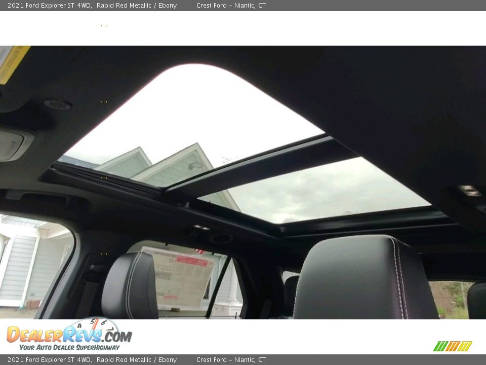 2021 Ford Explorer ST 4WD Rapid Red Metallic / Ebony Photo #17