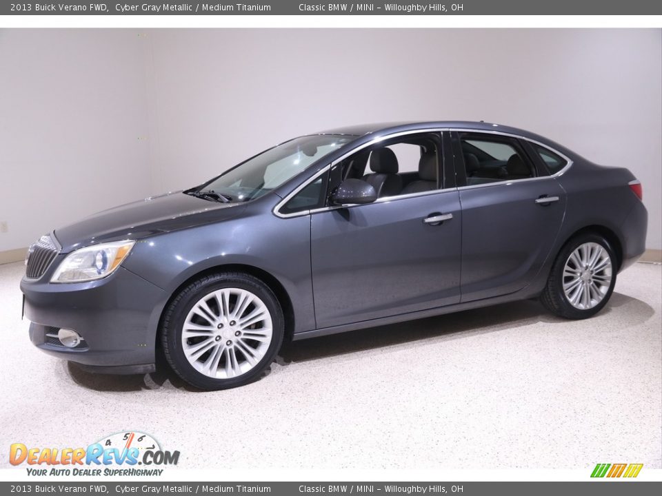 2013 Buick Verano FWD Cyber Gray Metallic / Medium Titanium Photo #3