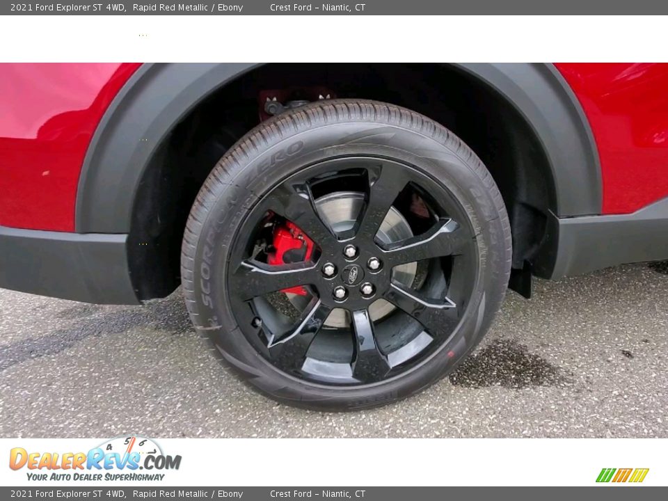 2021 Ford Explorer ST 4WD Rapid Red Metallic / Ebony Photo #22
