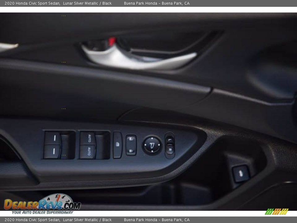 2020 Honda Civic Sport Sedan Lunar Silver Metallic / Black Photo #29