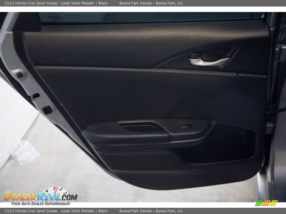 2020 Honda Civic Sport Sedan Lunar Silver Metallic / Black Photo #30