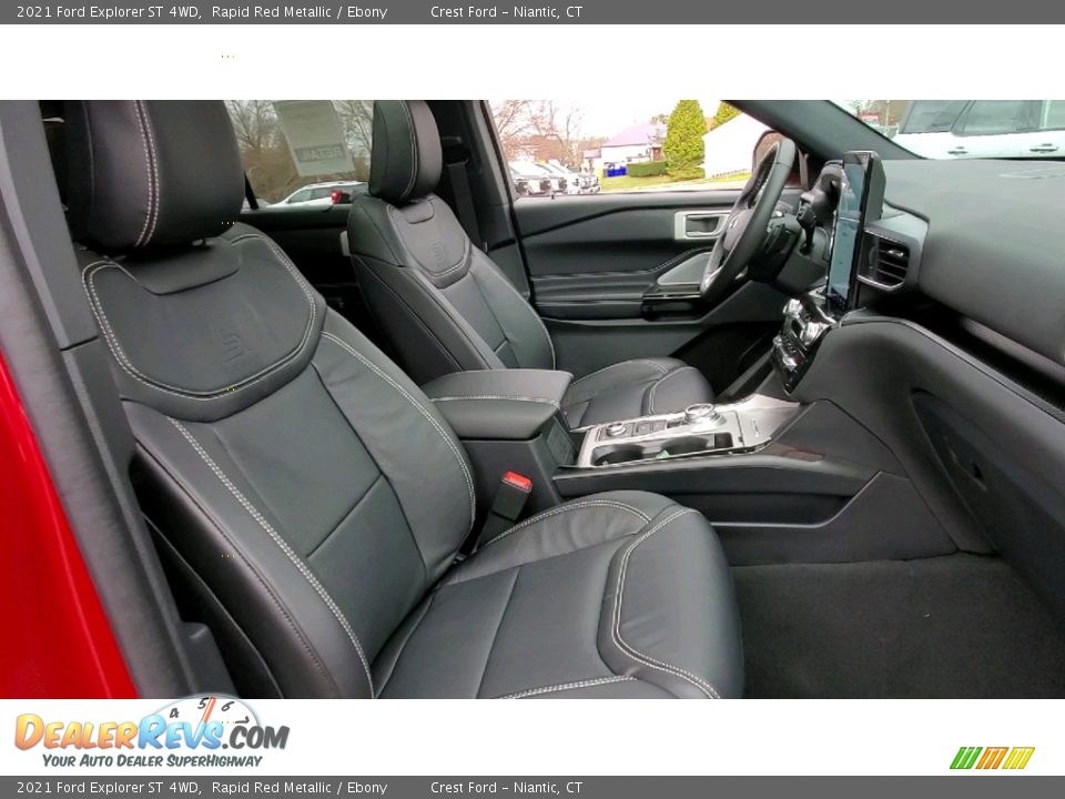 2021 Ford Explorer ST 4WD Rapid Red Metallic / Ebony Photo #25