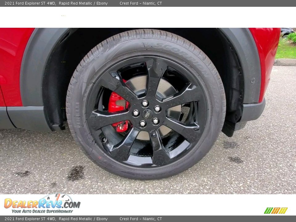 2021 Ford Explorer ST 4WD Rapid Red Metallic / Ebony Photo #27