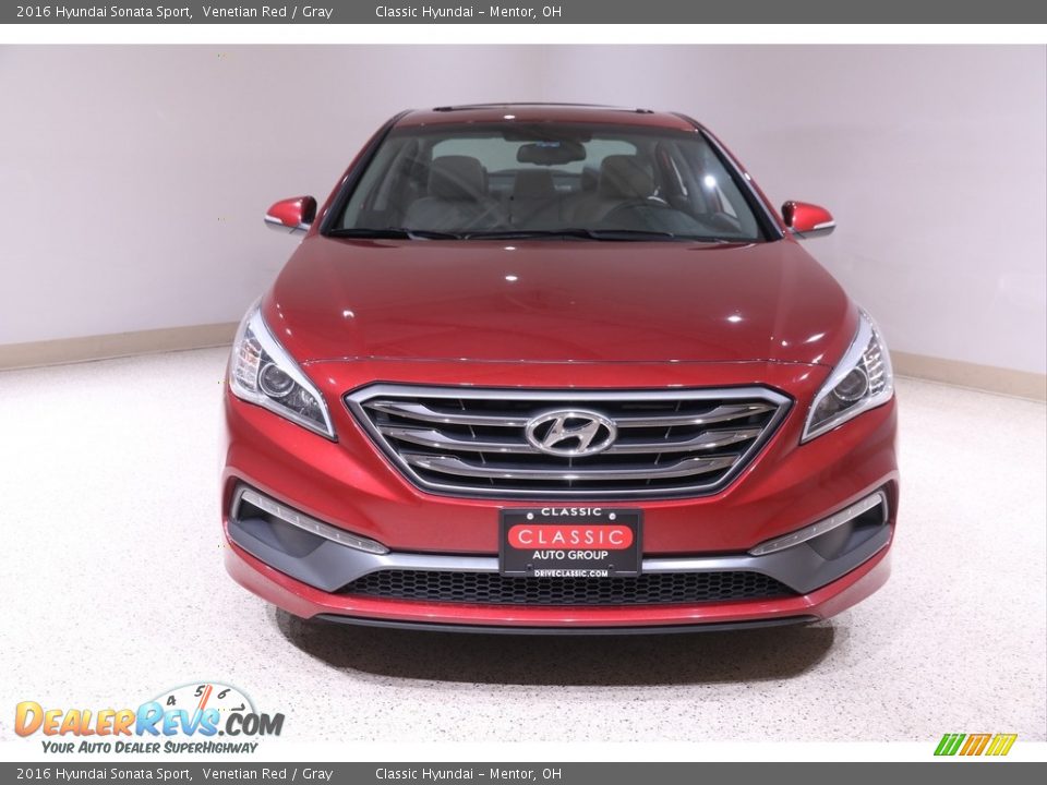 2016 Hyundai Sonata Sport Venetian Red / Gray Photo #2