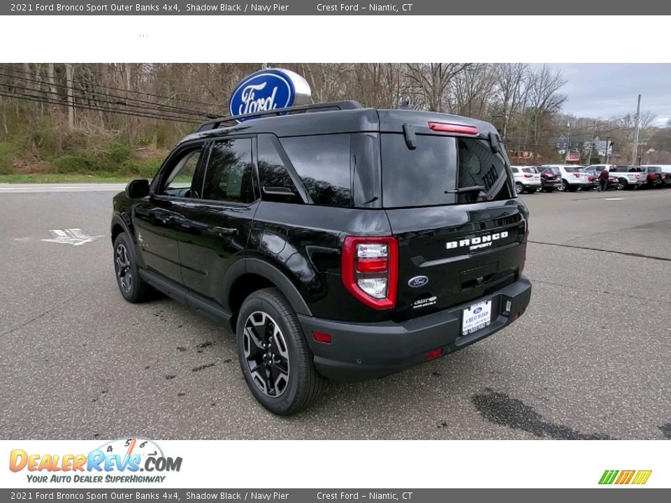 2021 Ford Bronco Sport Outer Banks 4x4 Shadow Black / Navy Pier Photo #5