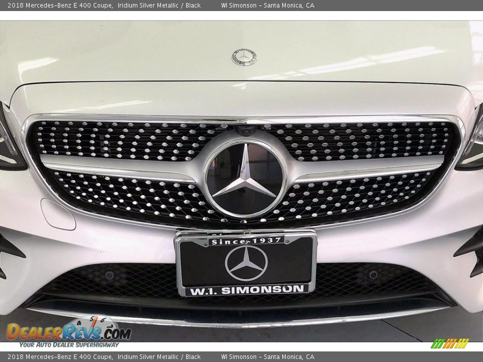 2018 Mercedes-Benz E 400 Coupe Iridium Silver Metallic / Black Photo #30