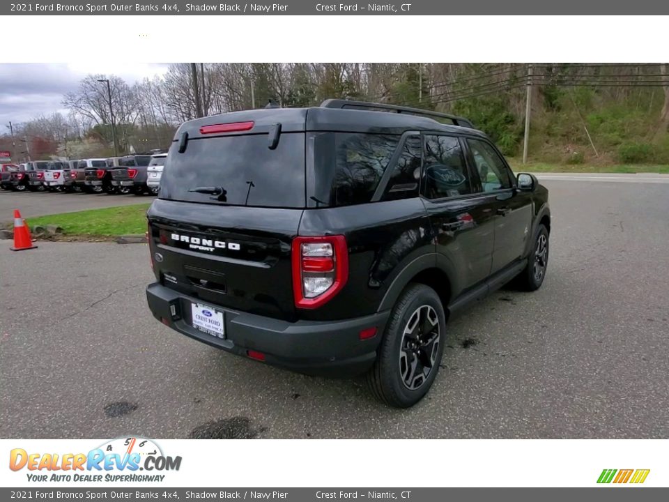 2021 Ford Bronco Sport Outer Banks 4x4 Shadow Black / Navy Pier Photo #7