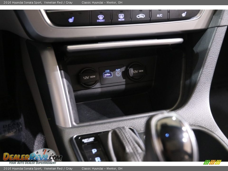 2016 Hyundai Sonata Sport Venetian Red / Gray Photo #12