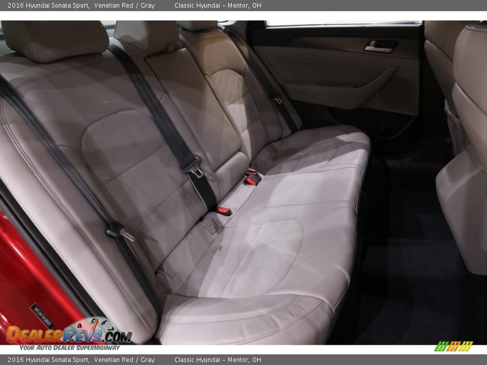 2016 Hyundai Sonata Sport Venetian Red / Gray Photo #14