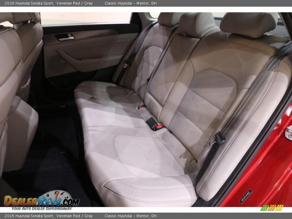 2016 Hyundai Sonata Sport Venetian Red / Gray Photo #15