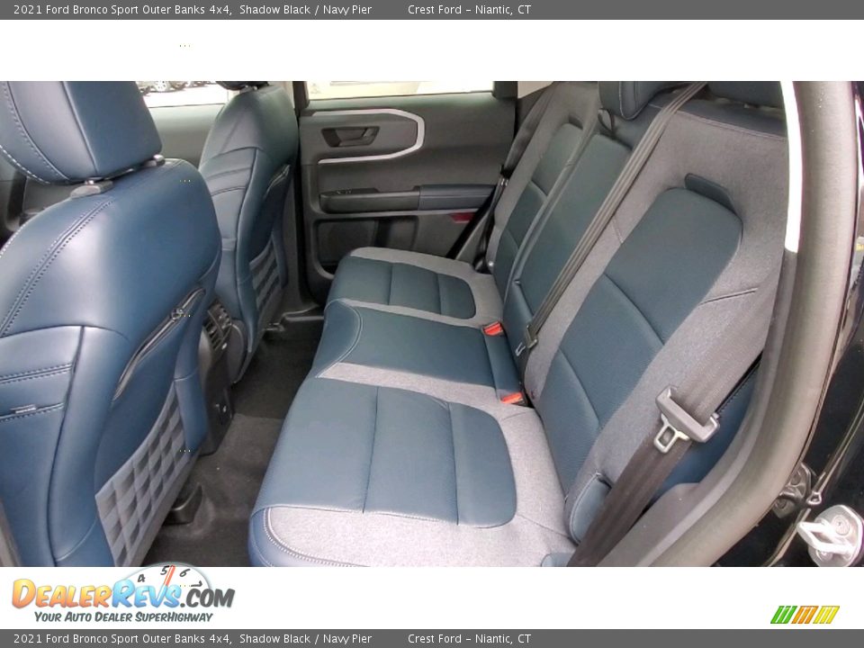 Rear Seat of 2021 Ford Bronco Sport Outer Banks 4x4 Photo #17