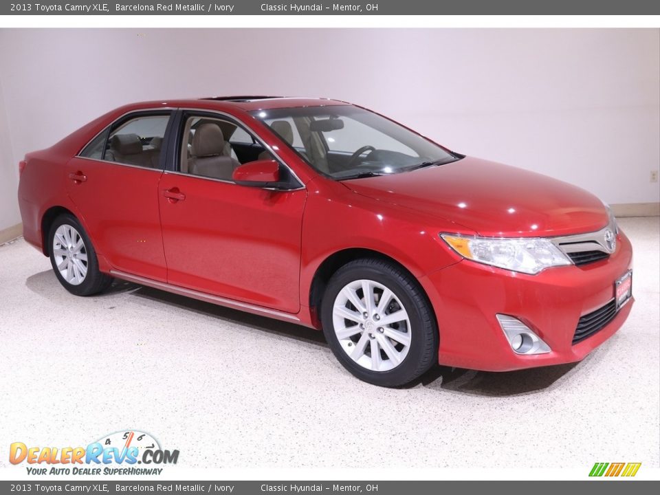 2013 Toyota Camry XLE Barcelona Red Metallic / Ivory Photo #1