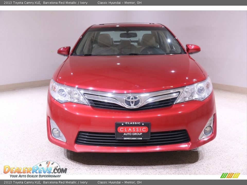 2013 Toyota Camry XLE Barcelona Red Metallic / Ivory Photo #2