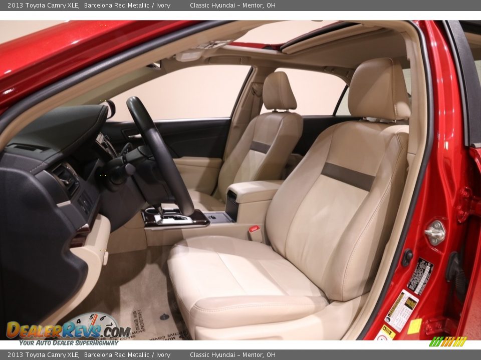2013 Toyota Camry XLE Barcelona Red Metallic / Ivory Photo #5