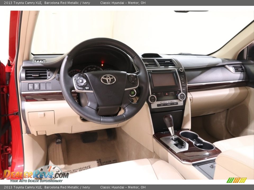2013 Toyota Camry XLE Barcelona Red Metallic / Ivory Photo #6