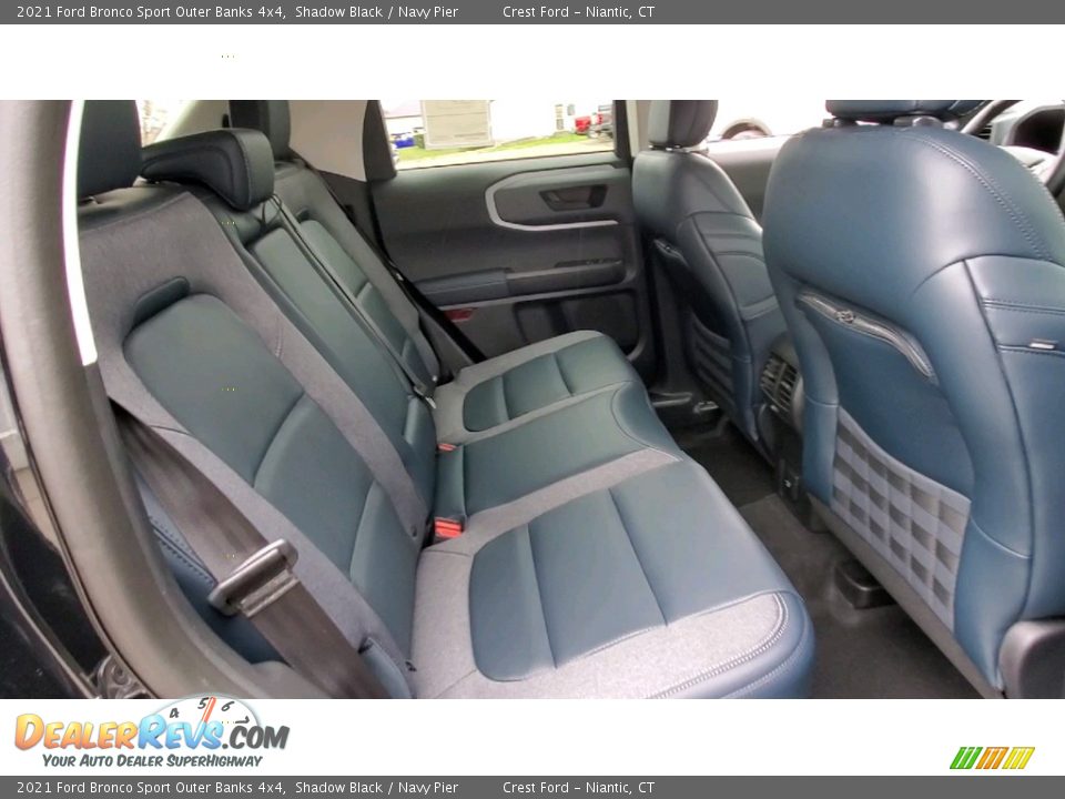 Rear Seat of 2021 Ford Bronco Sport Outer Banks 4x4 Photo #22