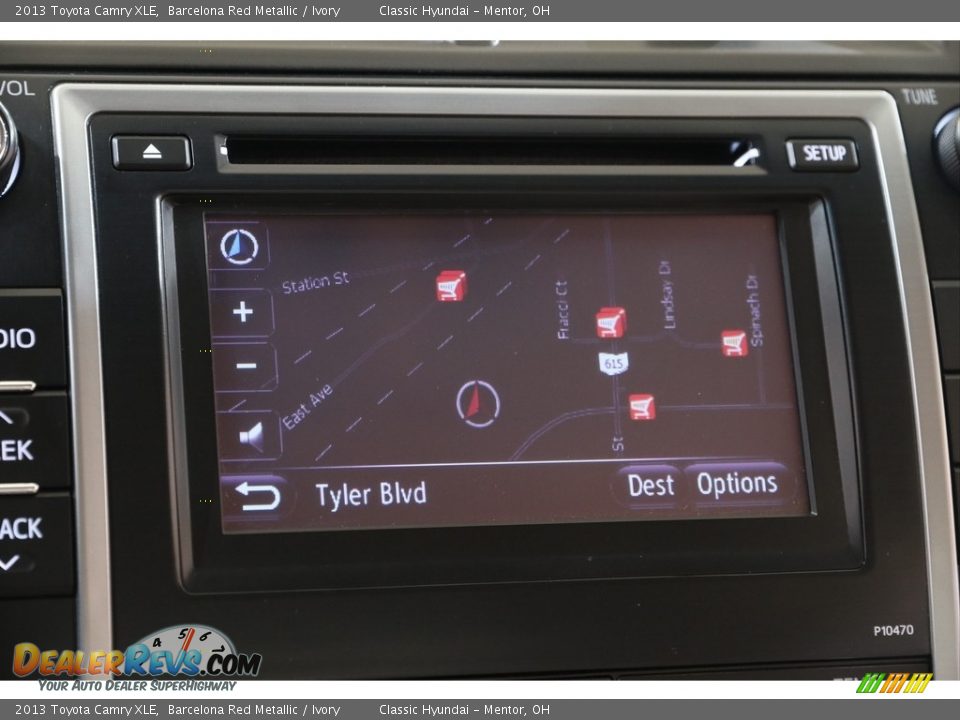 2013 Toyota Camry XLE Barcelona Red Metallic / Ivory Photo #10