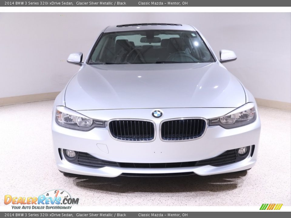 2014 BMW 3 Series 320i xDrive Sedan Glacier Silver Metallic / Black Photo #2