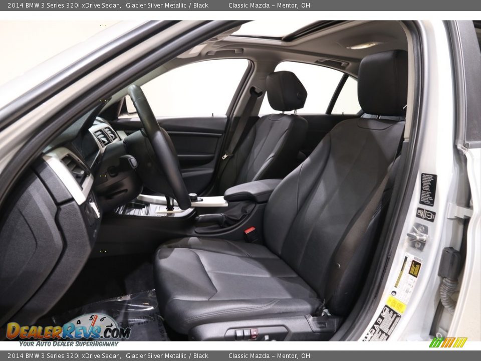 2014 BMW 3 Series 320i xDrive Sedan Glacier Silver Metallic / Black Photo #5