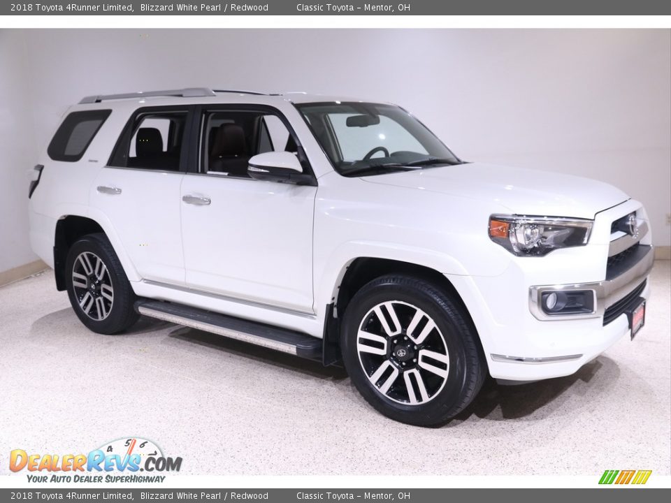2018 Toyota 4Runner Limited Blizzard White Pearl / Redwood Photo #1
