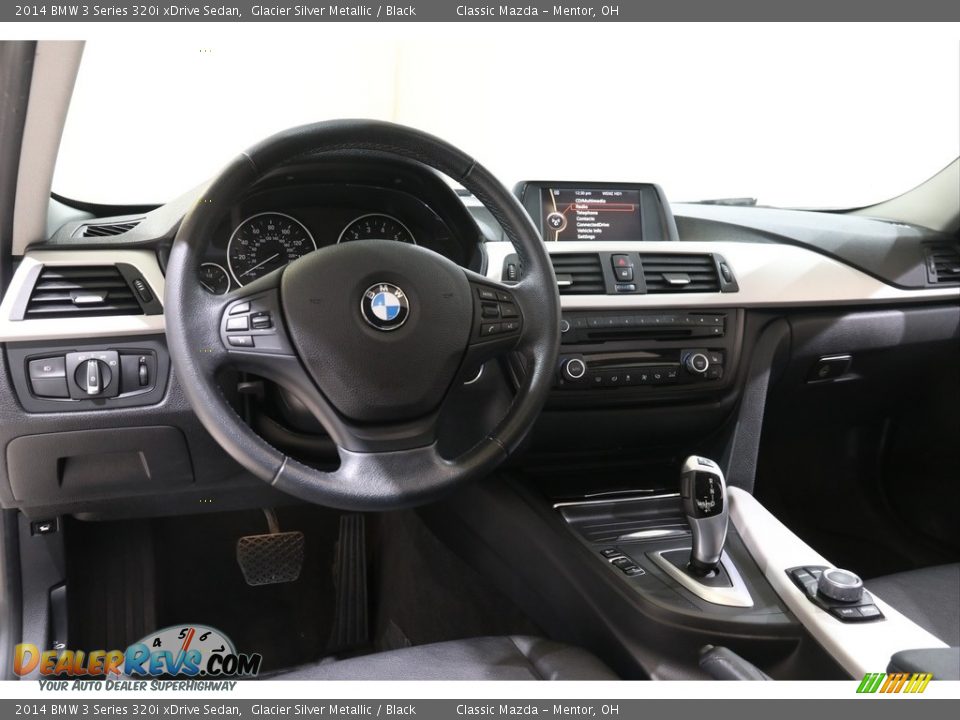 2014 BMW 3 Series 320i xDrive Sedan Glacier Silver Metallic / Black Photo #6