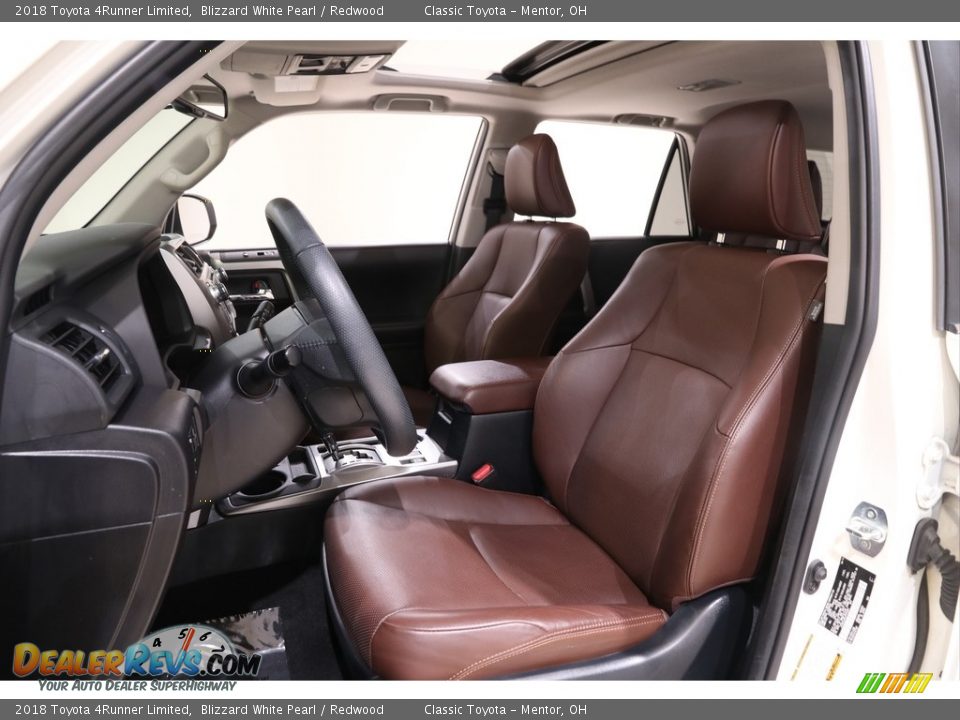 2018 Toyota 4Runner Limited Blizzard White Pearl / Redwood Photo #5