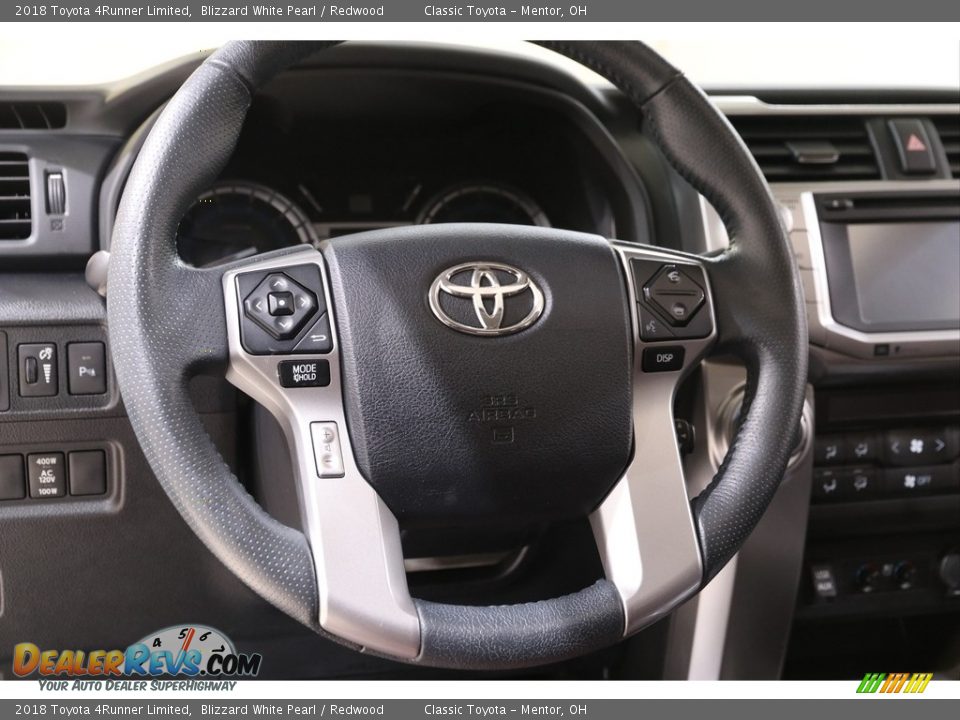 2018 Toyota 4Runner Limited Blizzard White Pearl / Redwood Photo #7