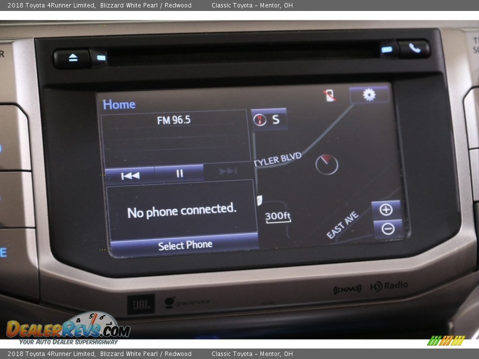 2018 Toyota 4Runner Limited Blizzard White Pearl / Redwood Photo #10