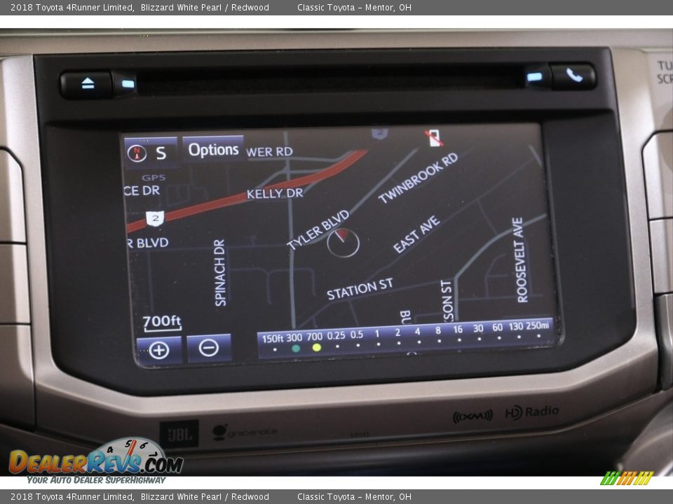 2018 Toyota 4Runner Limited Blizzard White Pearl / Redwood Photo #11