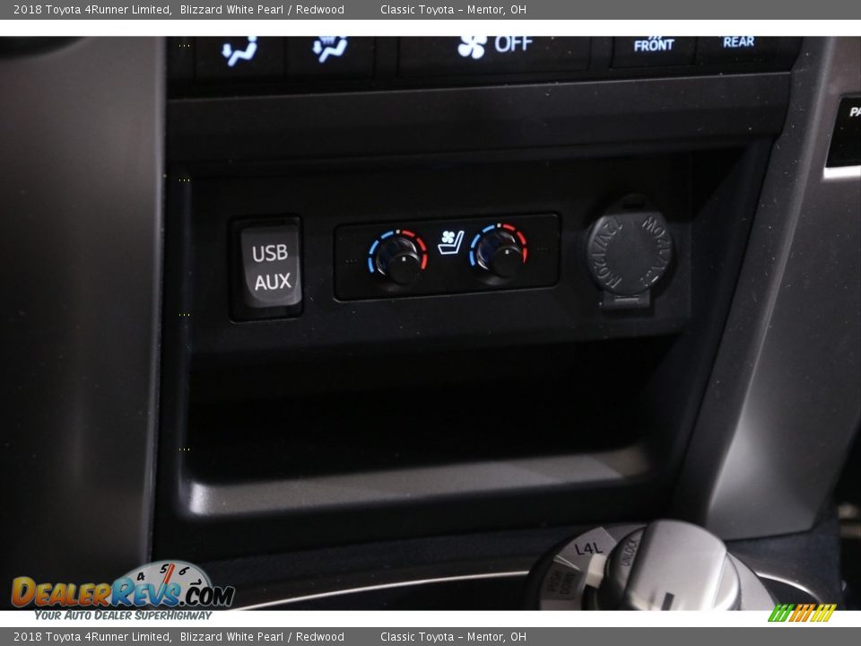 2018 Toyota 4Runner Limited Blizzard White Pearl / Redwood Photo #12