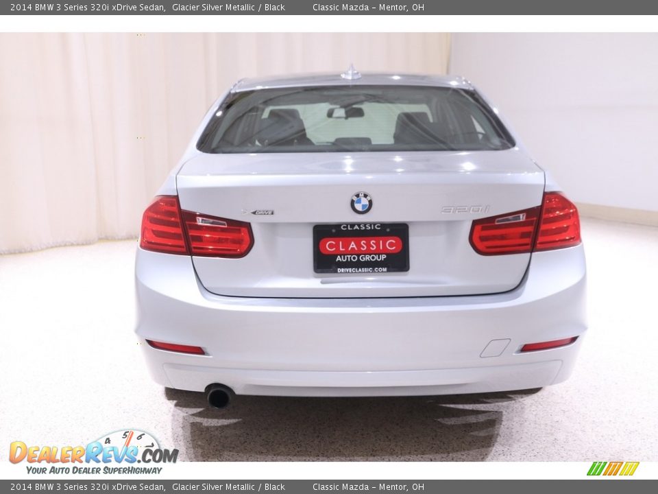 2014 BMW 3 Series 320i xDrive Sedan Glacier Silver Metallic / Black Photo #16