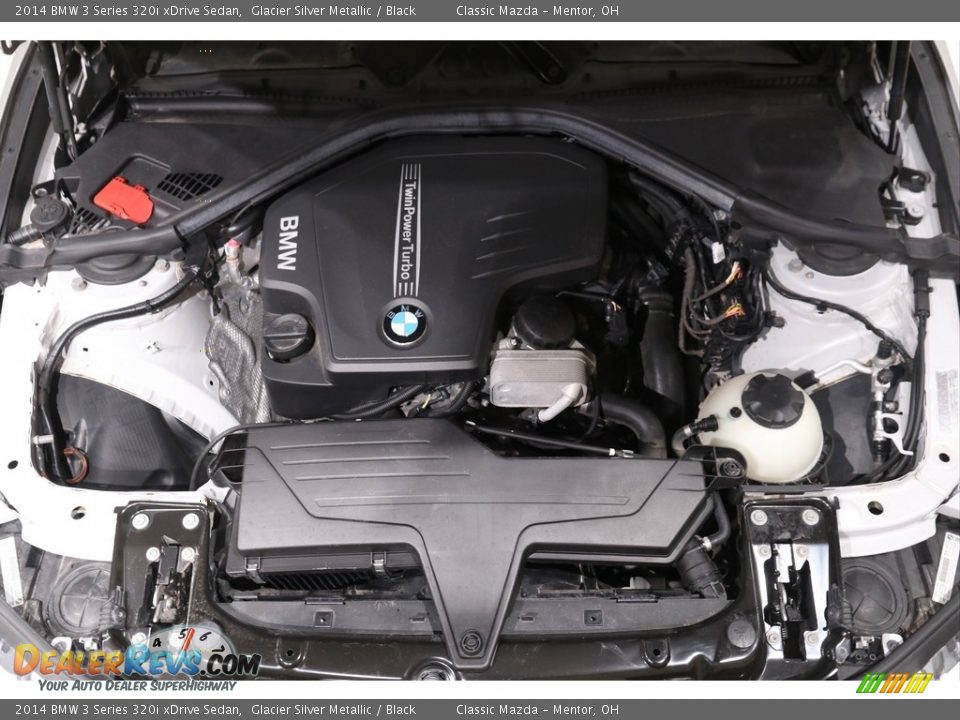 2014 BMW 3 Series 320i xDrive Sedan Glacier Silver Metallic / Black Photo #17